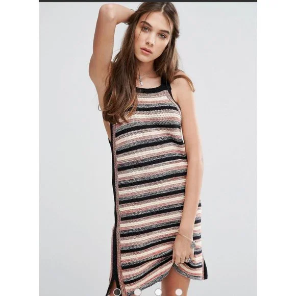 Free People Dresses Free People Retro Ruby Crochet Dress Sz S